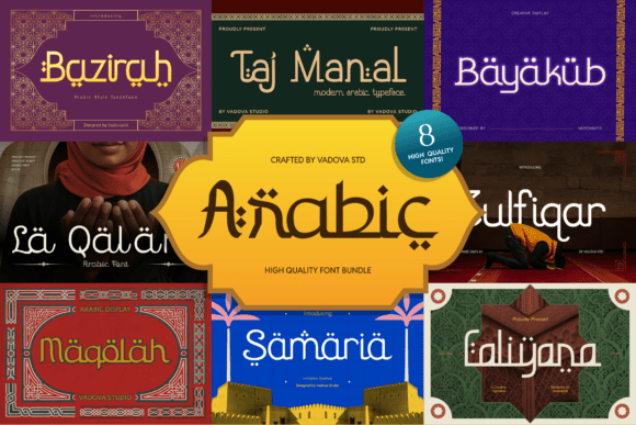Arabic Bundle Font - Featured Image