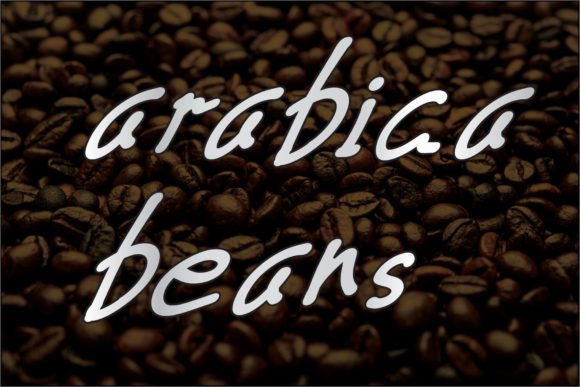 Arabica Beans Font - Featured Image