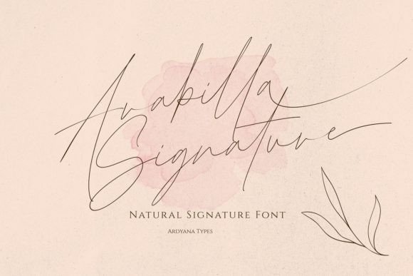 Arabilla Signature Font - Featured Image