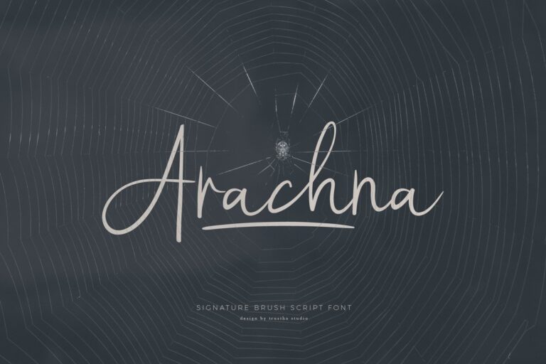 Arachna Font - Featured Image