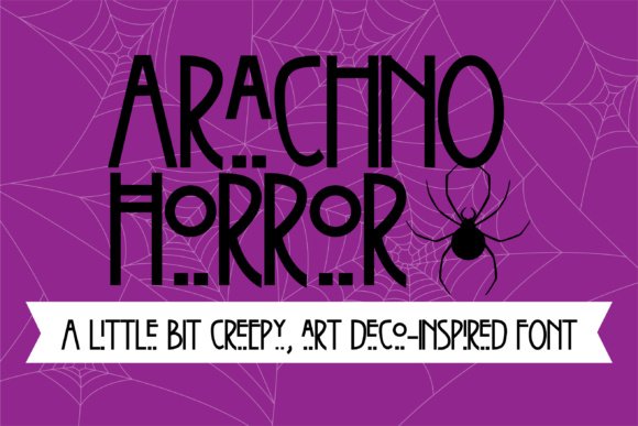 Arachno Horror Font - Featured Image