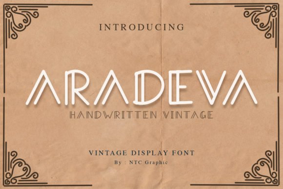 Aradeva Font - Featured Image