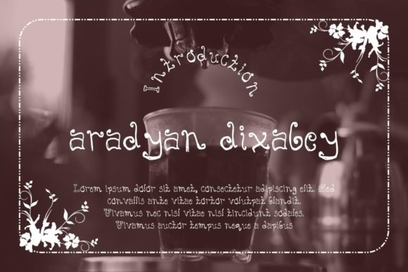 Aradyan Dixabey Font - Featured Image