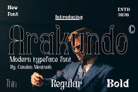 Arakundo Font - Featured Image