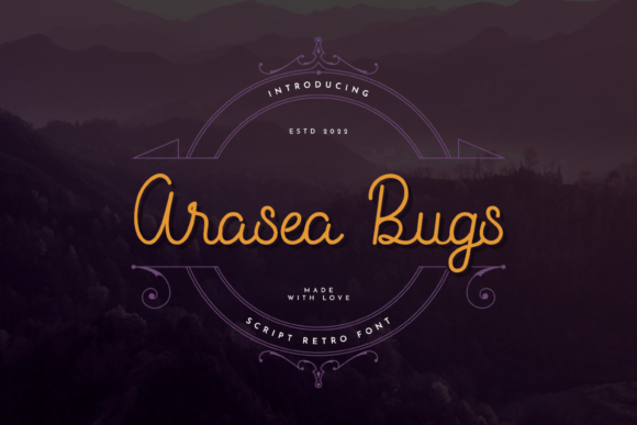 Arasea Bugs Font - Featured Image