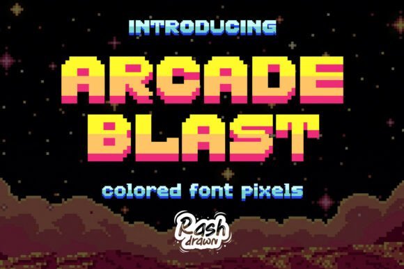 Arcade Blast Font - Featured Image