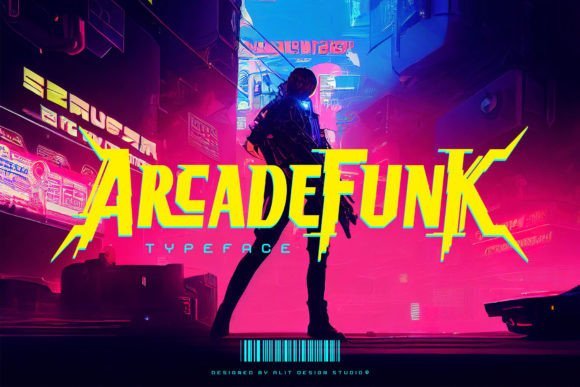 Arcade Funk Font - Featured Image