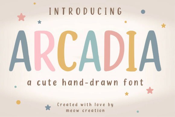 Arcadia Font - Featured Image