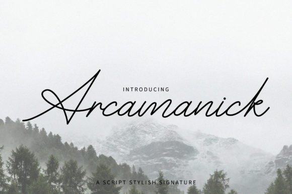 Arcamanick Font - Featured Image