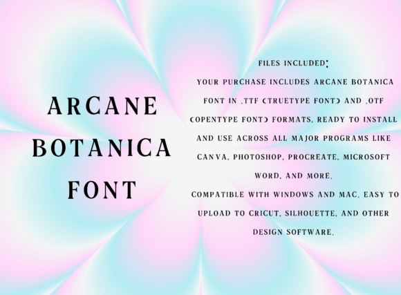 Arcane Botanica Font - Featured Image