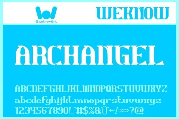 Archangel Font - Featured Image