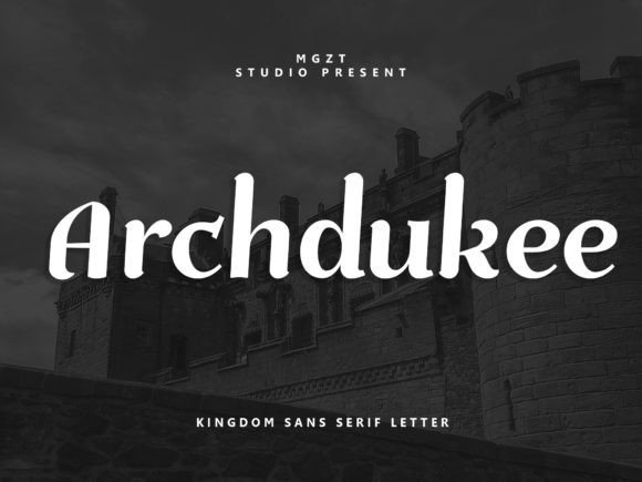 Archdukee Font - Featured Image