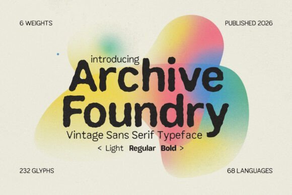 Archive Foundry Font - Featured Image