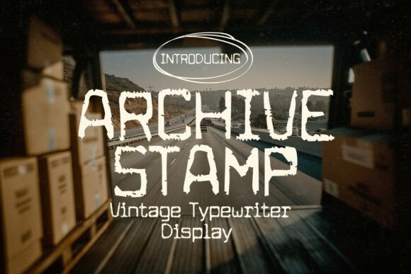 Archive Stamp Font - Featured Image