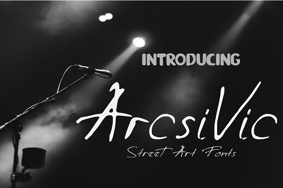 Arcsivic Font - Featured Image