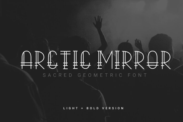 Arctic Mirror Font - Featured Image