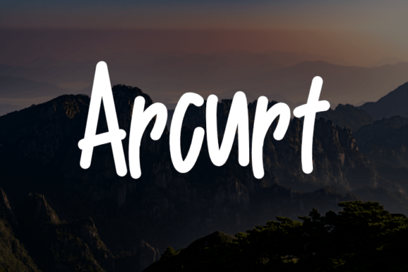 Arcurt Font - Featured Image