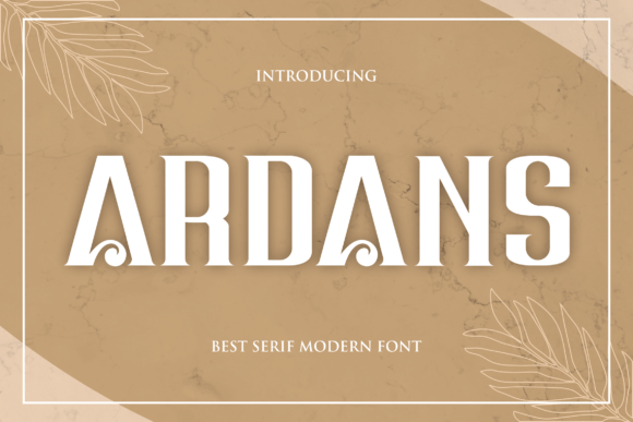 Ardans Font - Featured Image