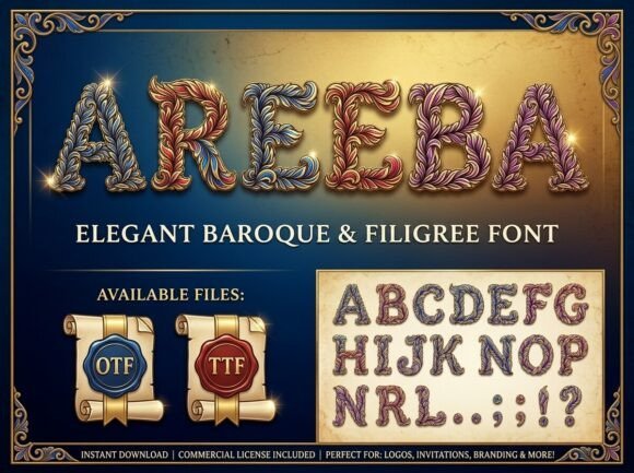 Areeba Font - Featured Image