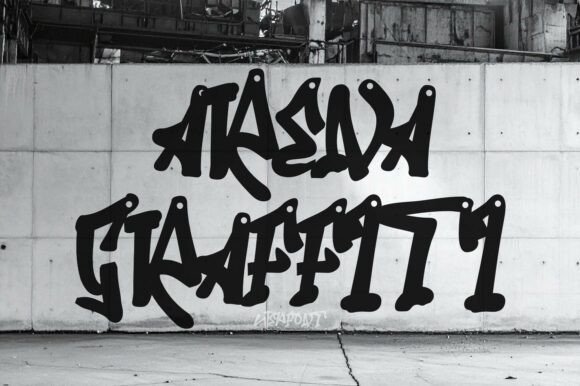 Arena Graffiti Font - Featured Image