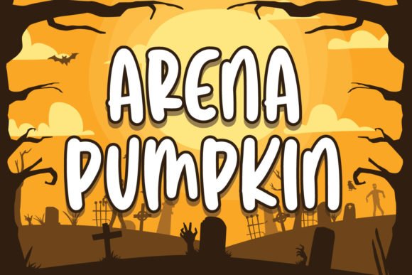 Arena Pumpkin Font - Featured Image