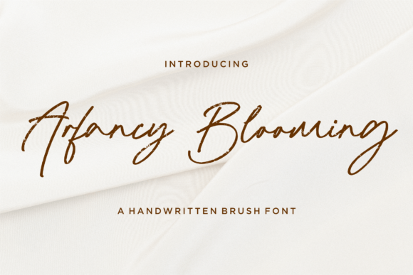 Arfancy Blooming Font - Featured Image