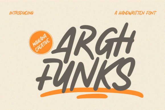 Arghfunks Font - Featured Image