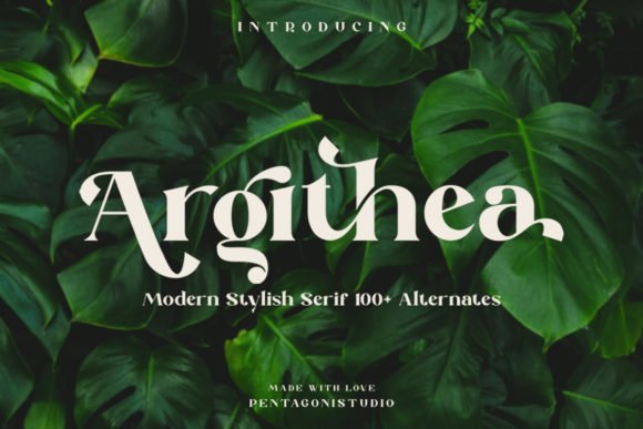 Argithea Font - Featured Image