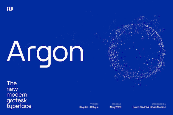 Argon Font - Featured Image