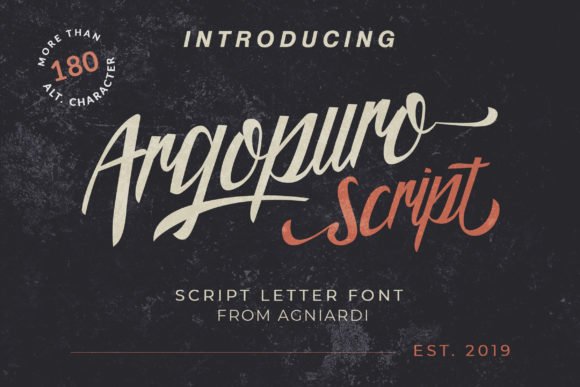 Argopuro Script Font - Featured Image