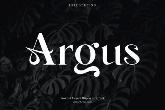 Argus Font - Featured Image