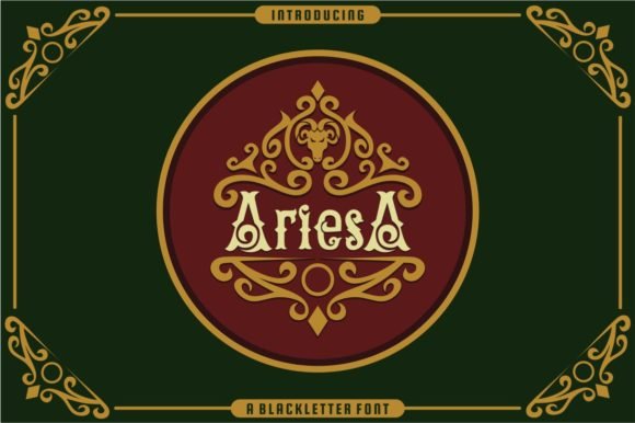 Ariesa Font - Featured Image