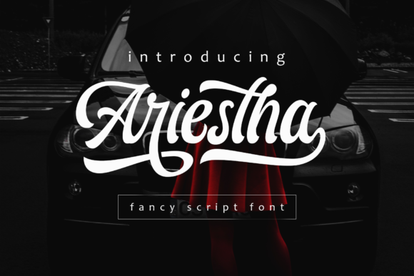 Ariestha Script Font - Featured Image