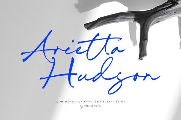 Arietta Hudson Font - Featured Image