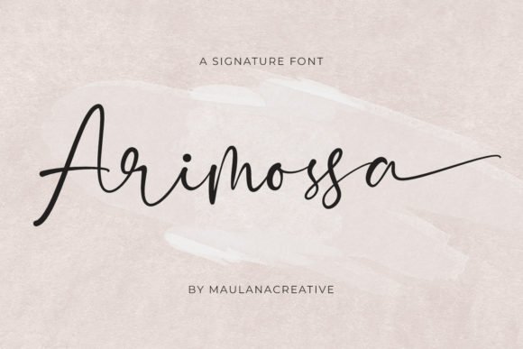 Arimossa Font - Featured Image