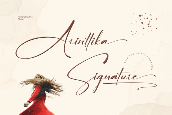 Arinttika Signature Font - Featured Image