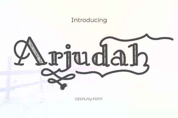 Arjudah Font - Featured Image