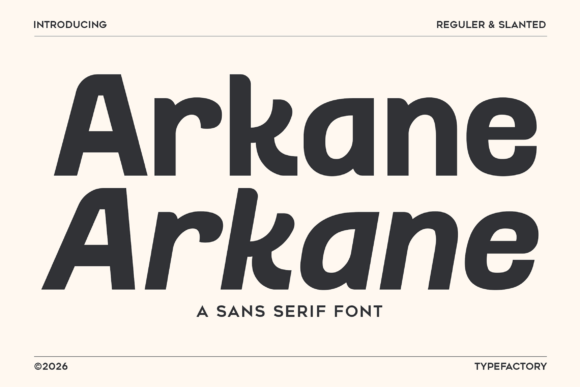 Arkane Font - Featured Image