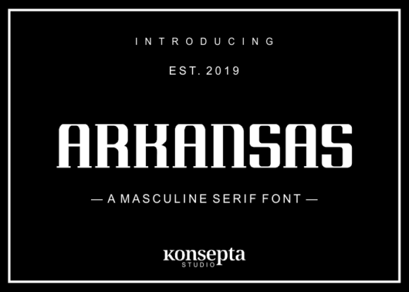 Arkansas Font - Featured Image