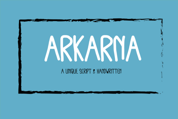 Arkarna Font - Featured Image