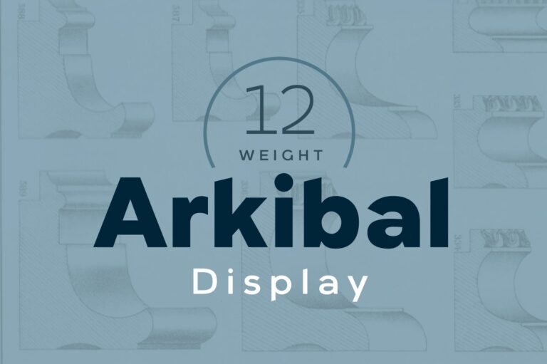 Arkibal Display Font - Featured Image