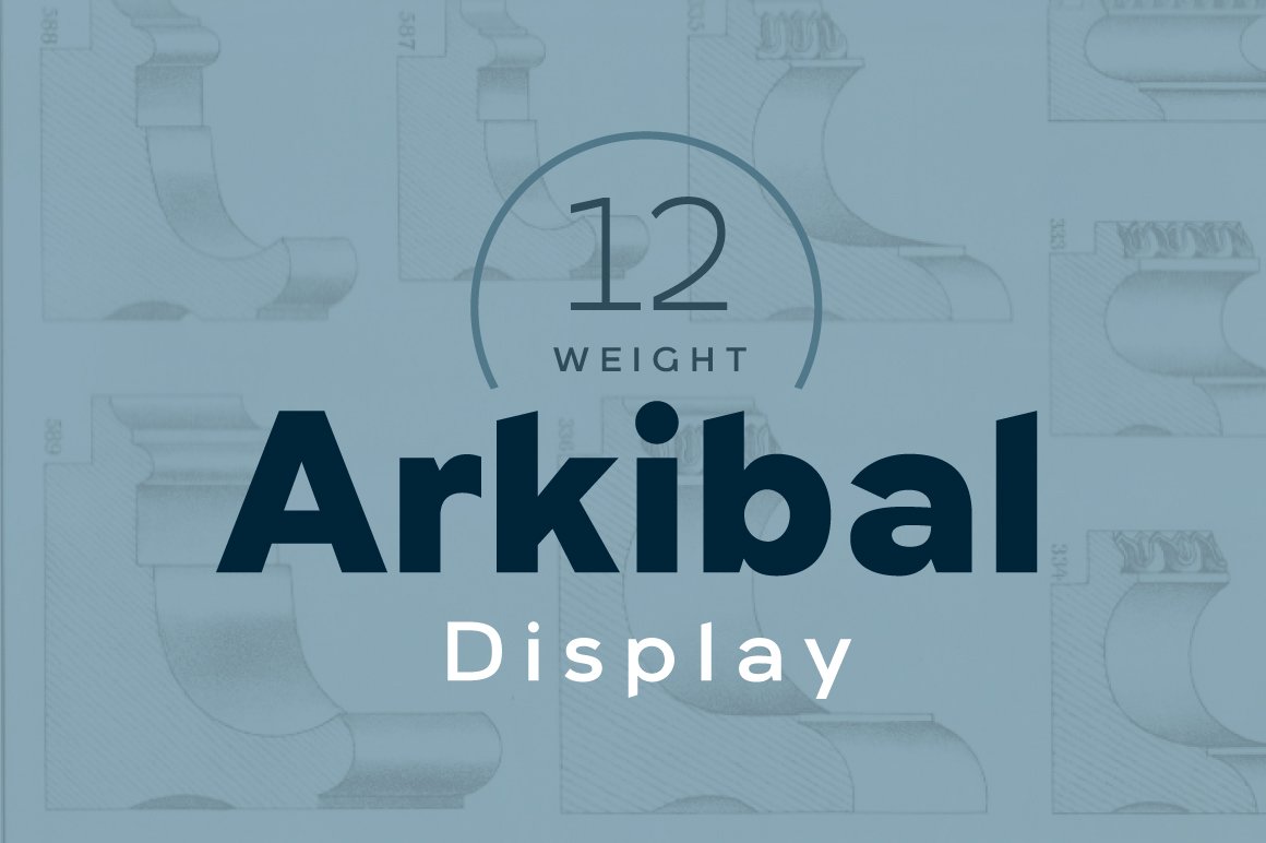 Arkibal Display Font - Featured Image