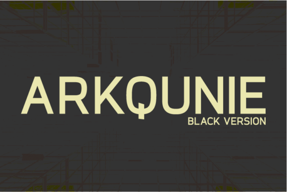 Arkqunie Black Font - Featured Image