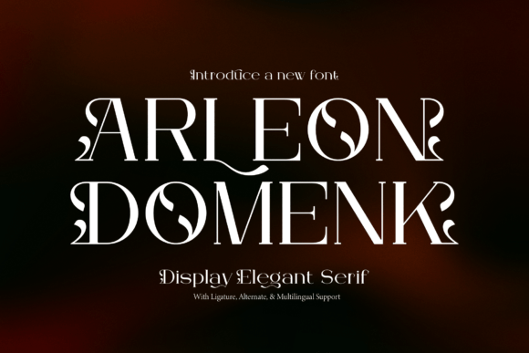 Arleon Domenk Font - Featured Image