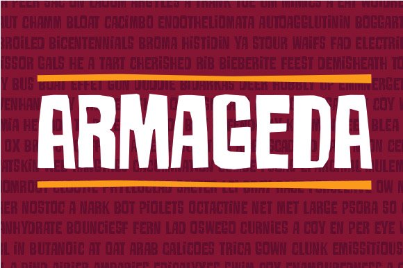 Armageda Font - Featured Image