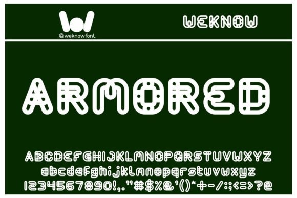Armored Font - Featured Image