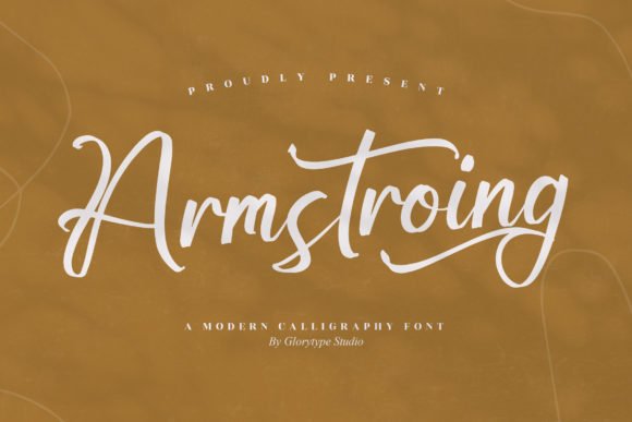 Armstroing Font - Featured Image