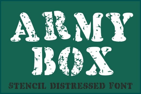 Army Box Font - Featured Image