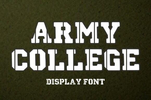 Army College Font - Featured Image