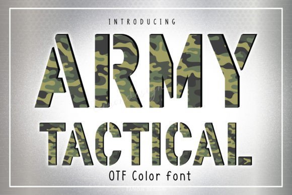 Army Tactical Font - Featured Image